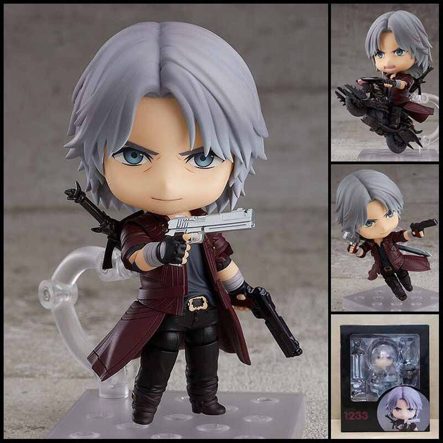 Bandai Devil Series Dante Nendoroid 1233 Q Version Face Swap PVC-Figur, mit beweglichen Gelenken - Bild 1