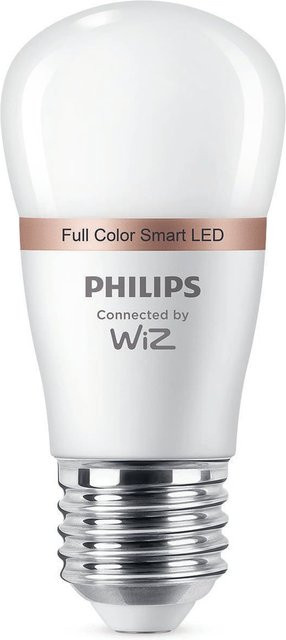 Philips WiZ Smart LED Leuchtmittel E27 Tropfenform, dimmbar, RGBW Multicolour, 4,9 W, 470 lm - Bild 1