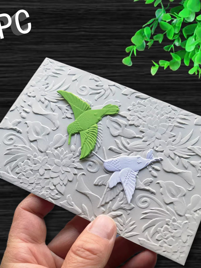 Dancer in the Flowers and Birds 3D-Reliefordner-Set mit Metallformen - Bild 7