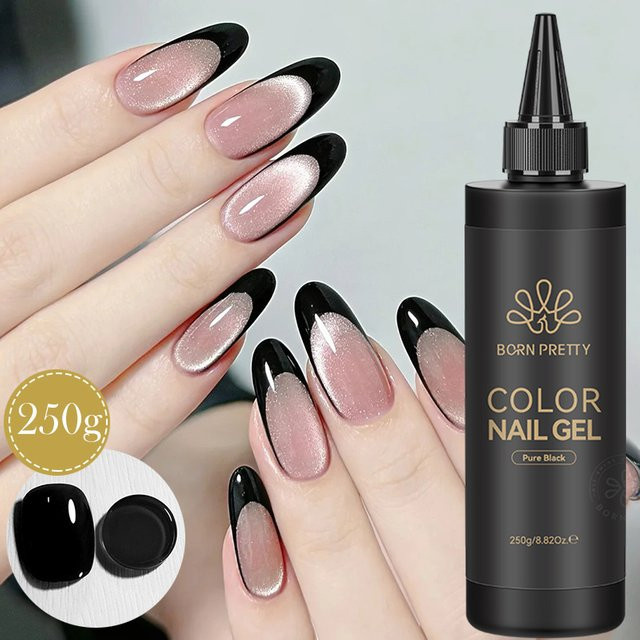 BORN PRETTY Gel-Nagellack, White, Glänzend - Bild 1