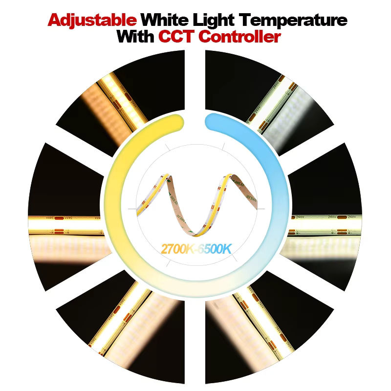 COXO CCT COB LED-Streifen, dimmbar, weiß, 240 cm - Bild 2