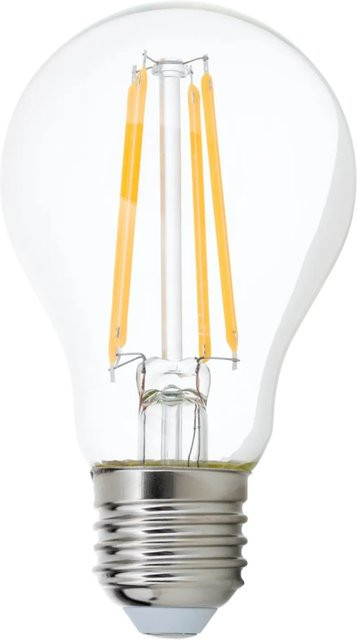 Orion Leuchten LED-Filament E27 Glühbirne A60, 8W, dimmbar, 806 lm, 2700 K Warmweiß, klar - Bild 1