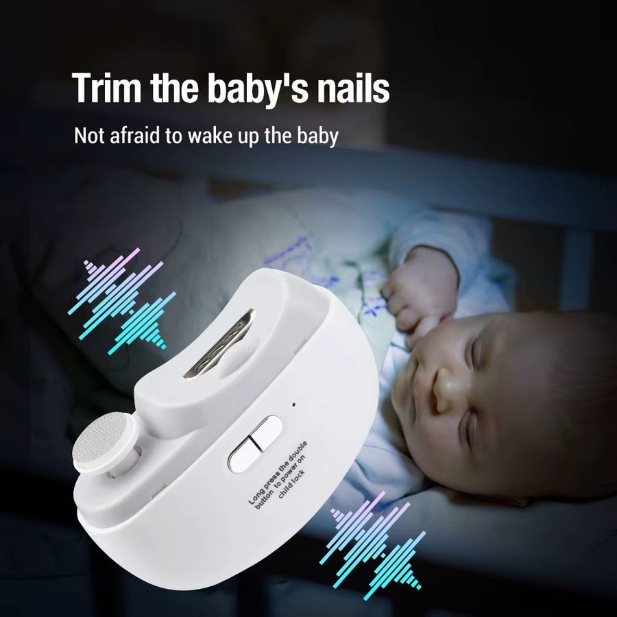 Ms.Dear Elektrischer Nagelknipser, Automatischer Maniküre-Trimmer mit Licht, Unisex - Bild 3