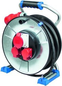 AS Schwabe Metall-Kabeltrommel XPERTS IRON-COAT Schwarz 25 m - Bild 1