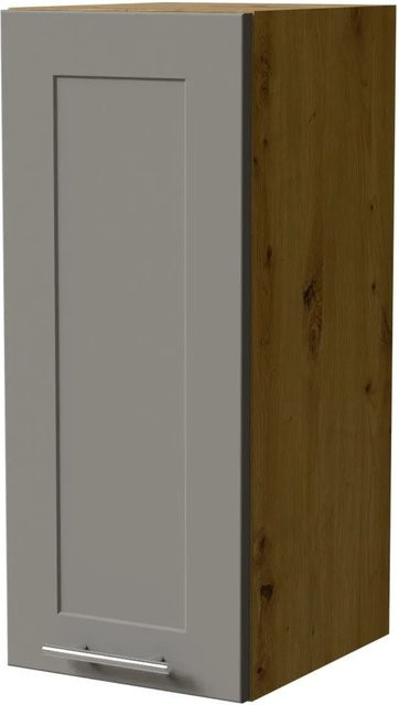 Feldmann-Wohnen Hängeschrank Oslo W2 Eiche Artisan / Dust Grey Matt mit Soft-Close-Türen, B/T/H: 30 x 32,5 x 72 cm - Bild 1