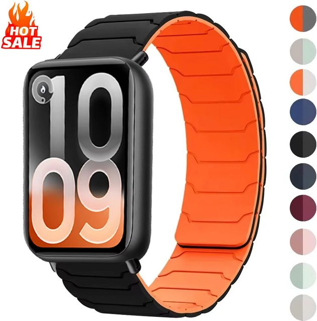 ZHANGU Uhrenarmband Silikon, Schwarz, Unisex - Bild 1