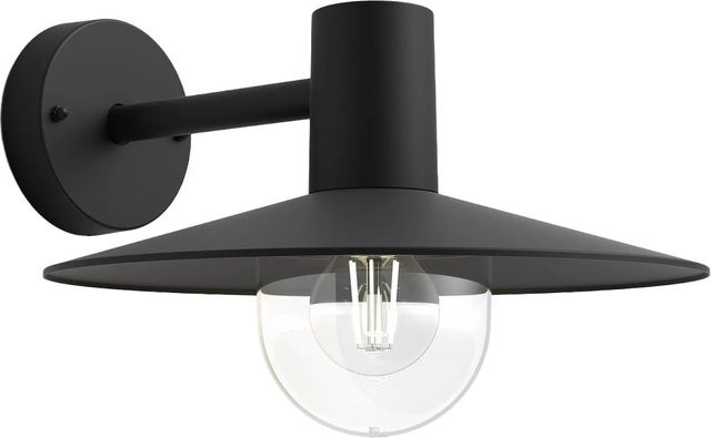 Philips Wandleuchte Skua Schwarz aus Aluminium für Garten und Außenbereich B/H/T: 21,8 x 34,3 x 30 cm - Bild 1