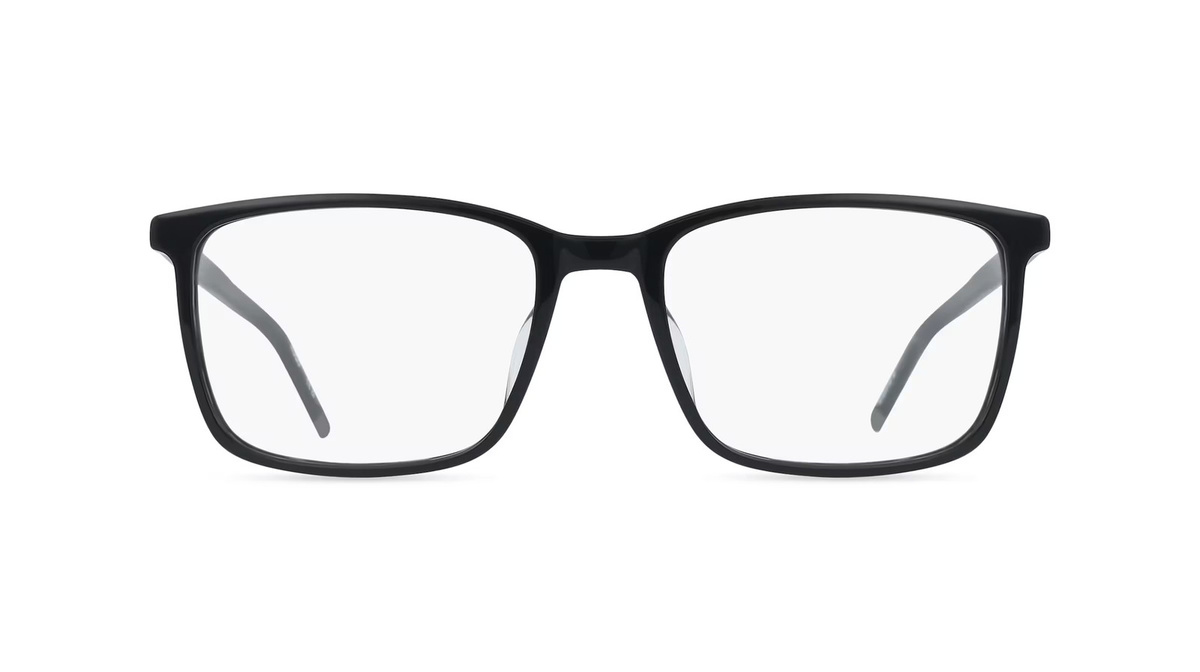 Hugo Boss HG 1402/G Korrektionsbrille, Vollrand, Eckig, Acetat, Herren, Schwarz - Bild 1