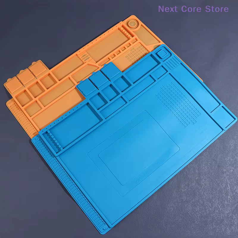 Magnetische Silikon Lötunterlage von ouhoe als Schreibtischunterlage zur Wärmeisolierung für Handy- und PC-Reparaturen - Bild 1