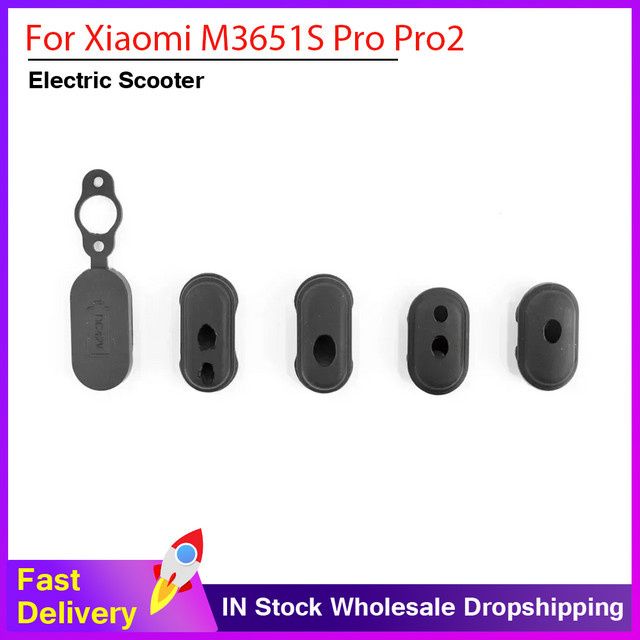 Xiaomi Akkuladeanschluss-Abdeckung aus Silikon für M365 1S Pro Pro2 als Staubschutzkappe für deinen Elektroroller - Bild 1