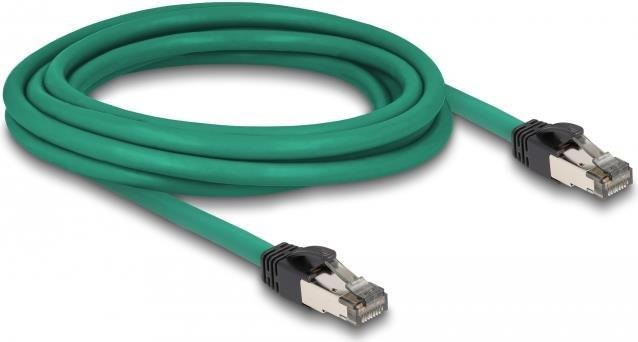 Delock PROFINET Patch-Kabel CAT 5e SF/UTP mit RJ-45 (M) auf RJ-45 (M) in Grün, Länge: 3 m, Durchmesser: 7 mm - Bild 1