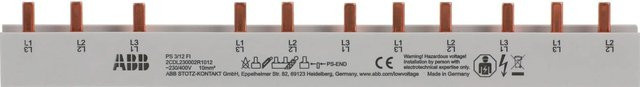 ABB Phasenschiene PS3/12FI 3-polig für MCB - Bild 1