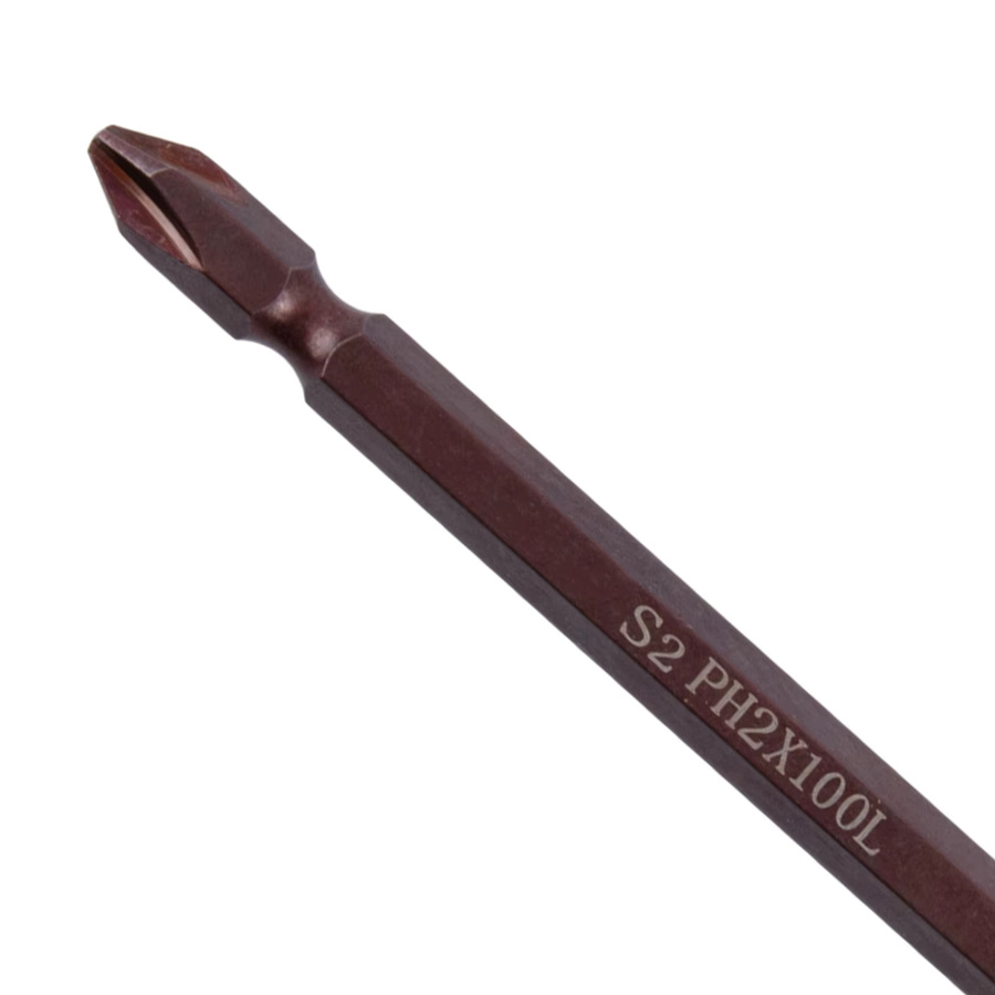 VIBRATITE Doppelkopf PH2 Schraubendreher Bits Magnetisch für pneumatische und elektrische Werkzeuge - Bild 2