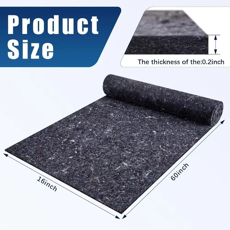 Vibratite Schallschutz-Baumwolle aus Filz in Grau zur Geräuschreduzierung und Wärmeregelung für Zuhause und Büro - Bild 6