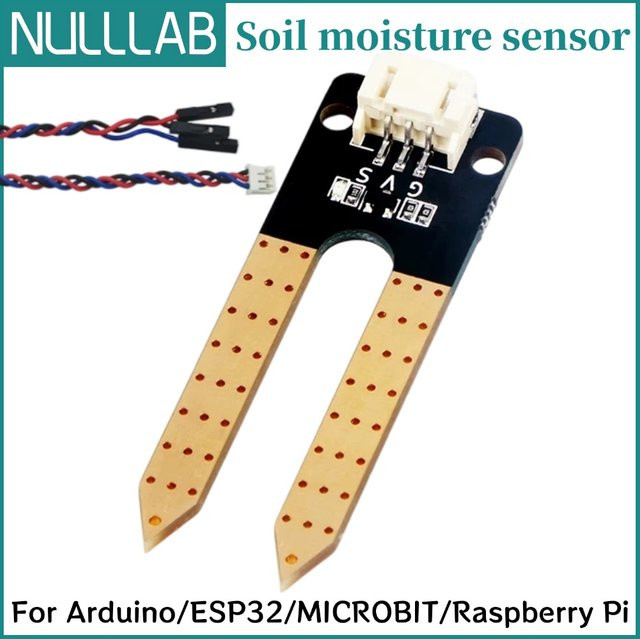 NullLab PH2.0 Bodenfeuchtigkeitssensor für Arduino ESP32 Microbit Raspberry Pi zur intelligenten Pflanzenpflege - Bild 1