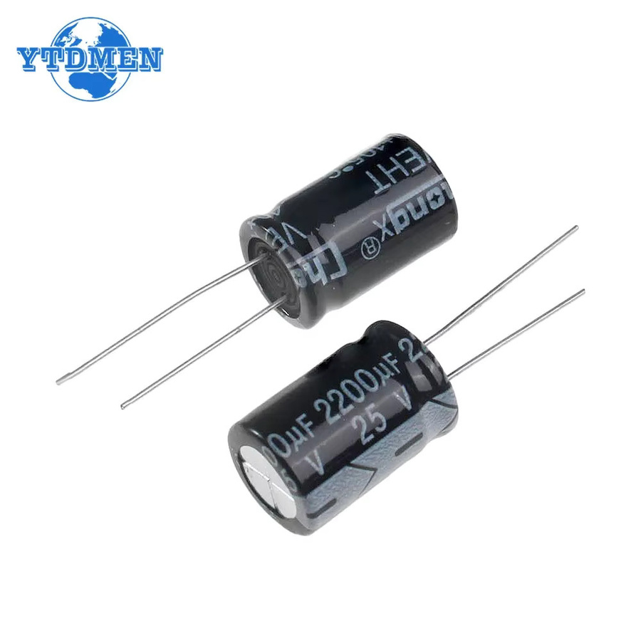 YTDMEN Elektrolytkondensator-Sortiment-Set mit 120 bis 500 Stück, Mix DIP-Aluminium-Elektrolytkondensatoren in Schwarz, 15/24/25 Werte, 10–50 V - Bild 2