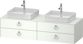 Duravit Waschtischunterschrank White Tulip in White, B/T: 160 x 55 cm - Bild 1