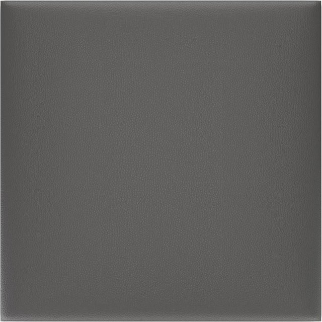 vidaXL Set Wandkopfteile aus Stoff in Grau, 12 Stück, B/H: 30 x 30 cm - Bild 1