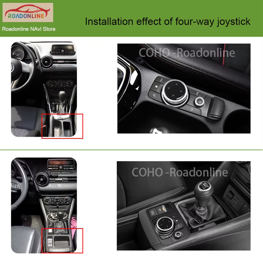 roadonline Android 15 Autoradio mit 10,25 Zoll Display für Mazda CX3 CX-3 und Mazda 2 Demio 2014-2020, Multimedia-Videoplayer mit CarPlay, 4G und WLAN, Schwarz - Bild 3