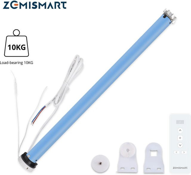 Zemismart WiFi 2N elektrischer Jalousienmotor für 38-mm-Rohrfenster mit Tuya-App, Alexa und Google Home Sprachsteuerung - Bild 1