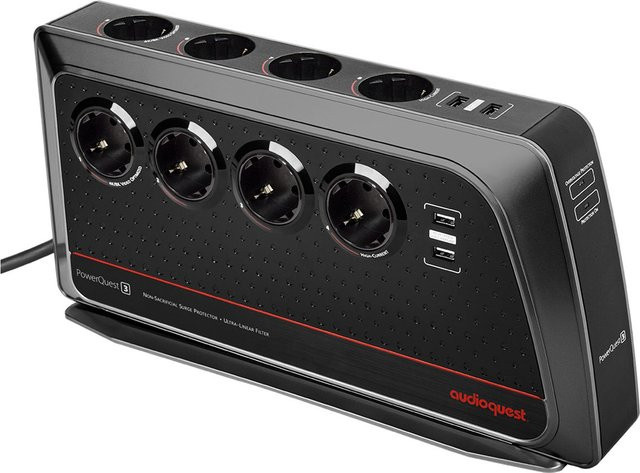 AudioQuest PowerQuest 3 EU Überspannungsschutz in Schwarz - Bild 1