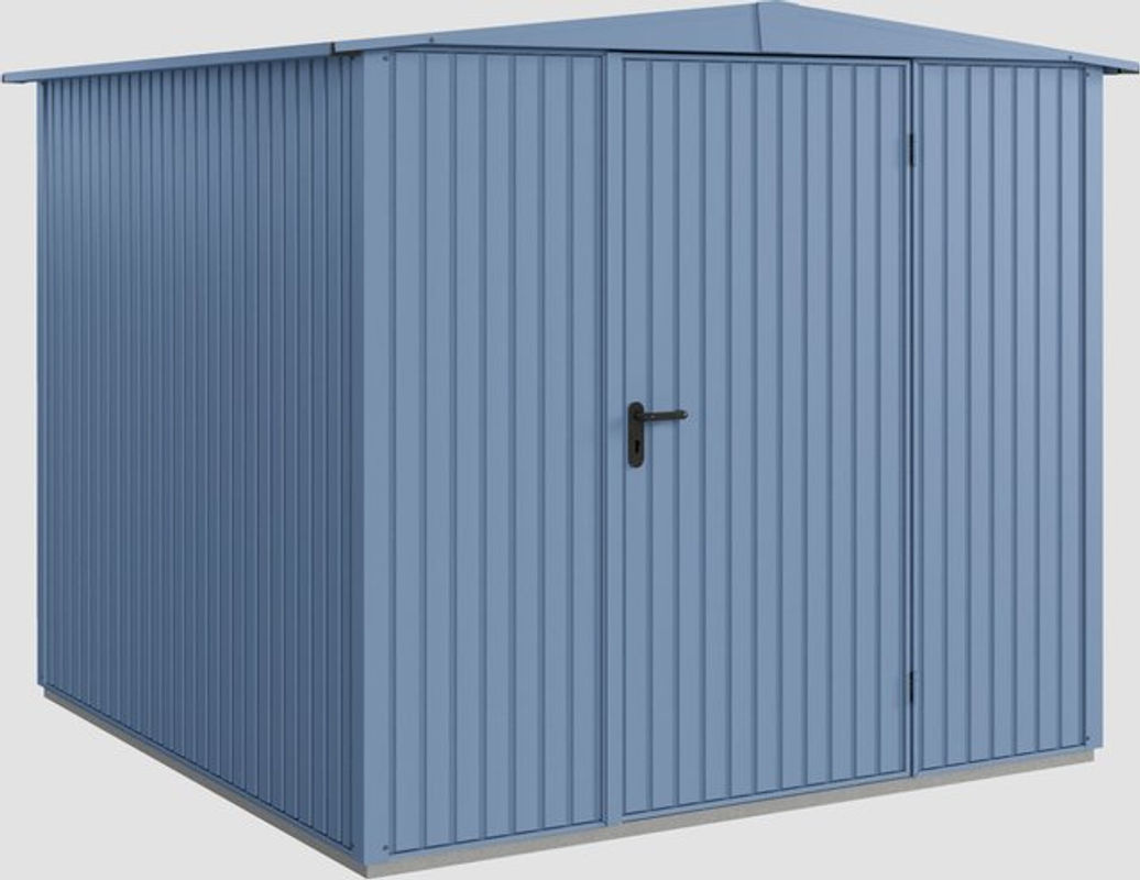 Ecostar Gerätehaus Trend-S aus Metall in Blau mit B/H/T: 238 x 216 x 238 cm - Bild 2