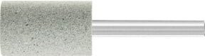 PFERD Poliflex Schleifstift Zylinderform Ø 20x30 mm Schaft-Ø 6 mm Bindung PUR Mittelhart SIC80 in Grau und Grün - Bild 1