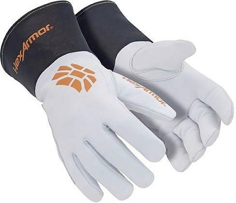 HexArmor Chrome SLT 4062 6065511 Schnittschutzhandschuhe aus Nappaleder in Weiß, Größe 11 (XXL) - Bild 1