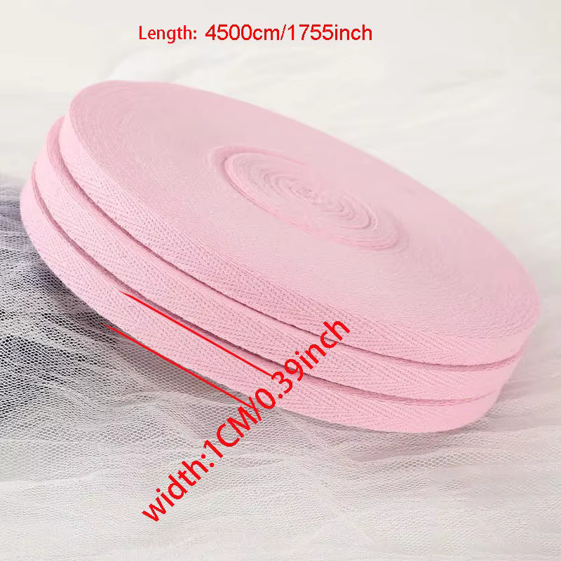 Buntes Chevron-Baumwollband in Pink und Multicolour, 10 mm breites Gurtband als Spitzenbesatz für DIY-Näh-, Stoff- und Bastelprojekte - Bild 2