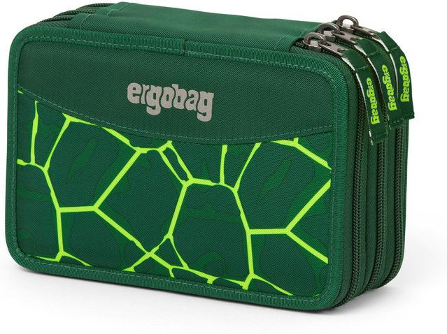 ergobag Maxi-Mäppchen BärRex mit 3 Fächern in Grün - Bild 1