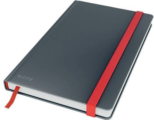 Leitz Cosy Notizbuch DIN A5, grau, Hardcover, kariert, 80 Blatt, 100 g/m² Papier - Bild 1