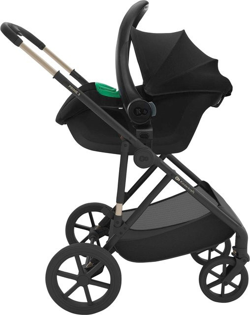 Kinderkraft Kombikinderwagen Trio-Set PRIME 3 3in1 mit Babyschale MINK PRO 2 in Braun und Schwarz - Bild 1