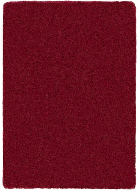 Kadima Design Shaggy Teppich uni Rot B: 200 cm, T: 290 cm - Bild 1