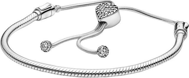 Armband 925 Silber, weiß, Damen, 28 cm - Bild 1