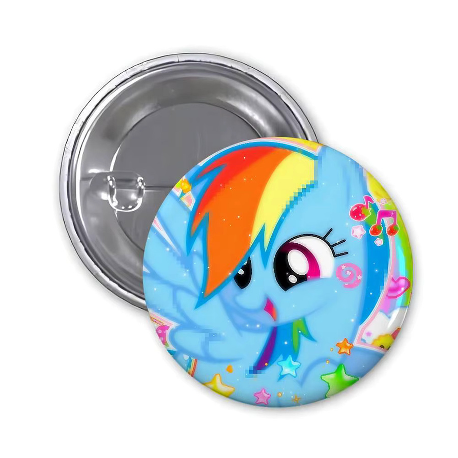 Kayou Anstecknadel Metall-Badge, R-rainbow D-Dash S - Bild 3