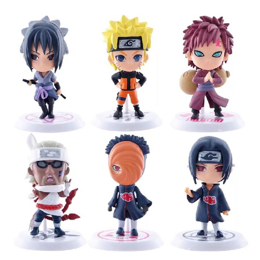 Fashnics Naruto Shippuden Actionfigur 12-teiliges Set PVC Bunt - Bild 1