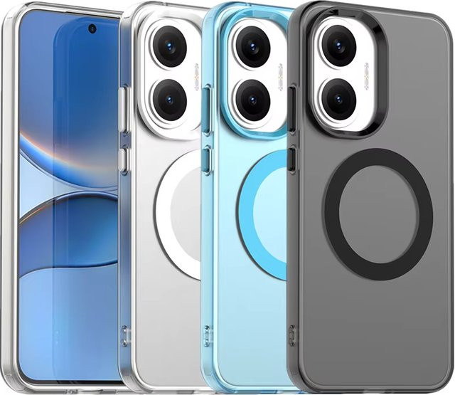 Magnetische transparente Schutzhülle für Xiaomi Poco F7, Poco F7 Pro und Poco F7 Ultra in Candy-Farben - Bild 1