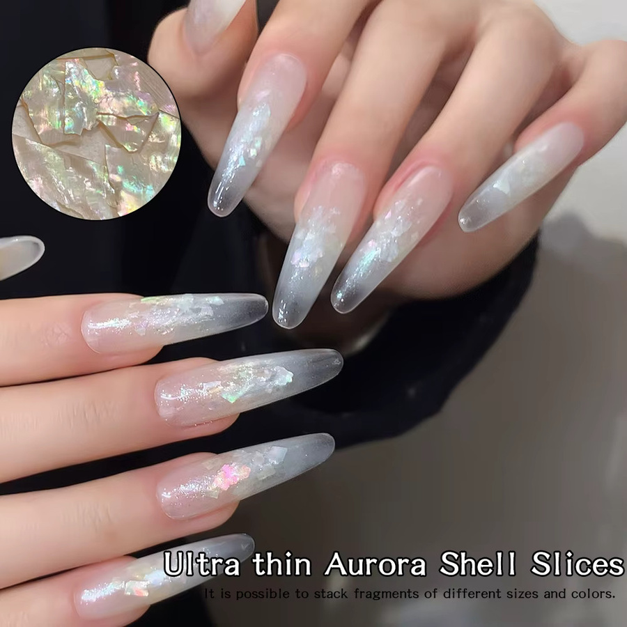 Kaniu Nail Art Muschelscheiben, glänzend - Bild 2