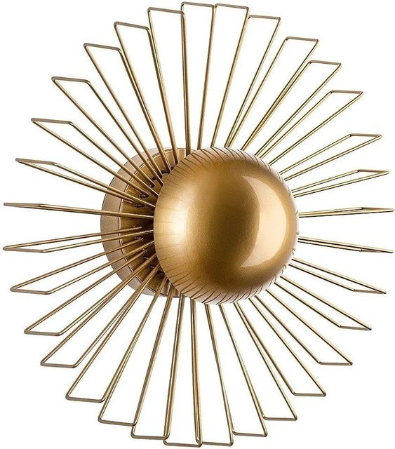Vente-unique Wandlampe Zyma in Goldfarben mit modernem Design aus Metall - Bild 1