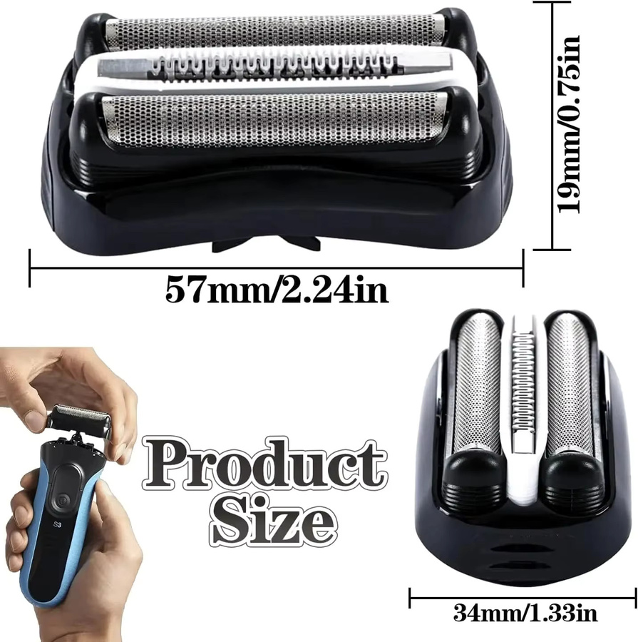 Braun 32B Ersatzscherkopf für Series 3 Elektrorasierer, Herren - Bild 5