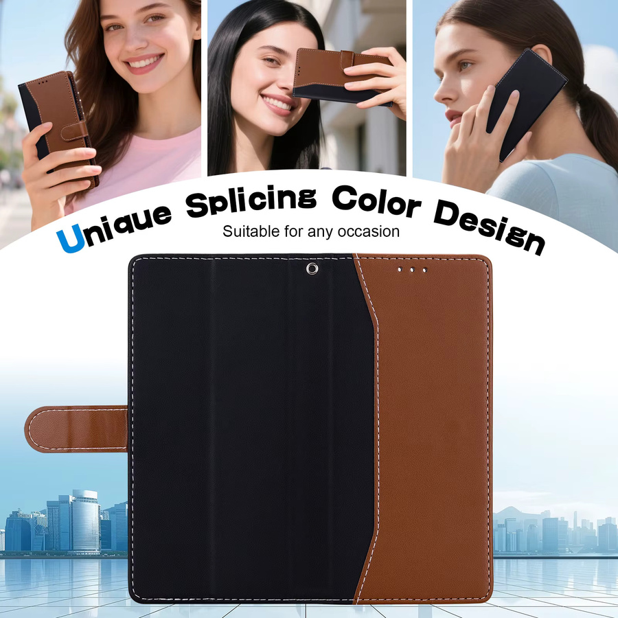 Magnetische Flip Wallet Ledertasche für Xiaomi Redmi Serie (Redmi 15, 14, 13, 12, 11, 10, 9 und Note Modelle) - Bild 2