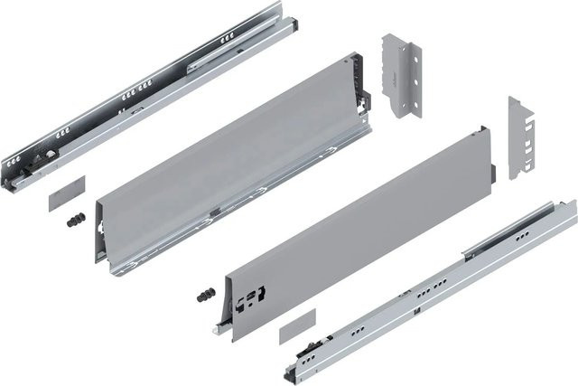 Blum Tandembox antaro K Vollauszug Blumotion Grau 550 mm 30 kg 1 Paar - Bild 1