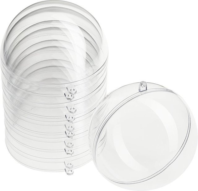 VBS Acrylkugeln transparent mit Öse, 6 Stück, Durchmesser: 10 cm - Bild 1