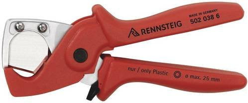 Rennsteig Rohrschneider 502 038 6 für Schutzrohre und Schläuche in Rot - Bild 1