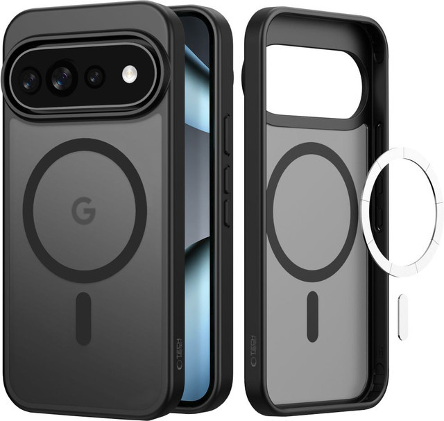 Tech-Protect MagSafe-Hülle Magmat für Google Pixel 11 Pro, 11, 10 Pro, 10 und 9 in Matt Schwarz - Bild 1