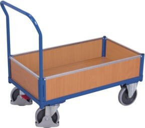 VARIOfit Kastenwagen mit Holz in Blau, B/H: 101,0 x 65,0 cm - Bild 1