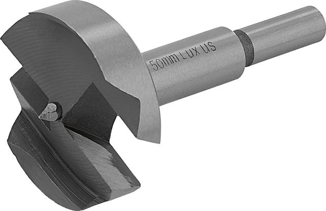 LUX-TOOLS Forstnerbohrer Profi in Silber aus Stahl mit Ø 50 mm - Bild 1
