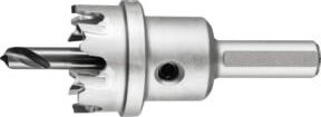 PFERD Hartmetall Lochsäge Universal in Silber mit Ø 28 mm und 10 mm Schaft-Ø - Bild 1