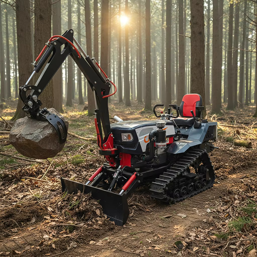 Grace Value Mini Raupenbagger mit 25PS oder 35PS Diesel als landwirtschaftlicher Kultivator - Bild 1
