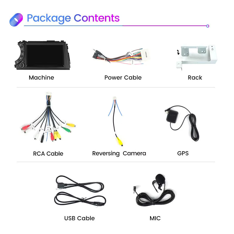 MEKEDE Carplay Android Auto Radio für Ssangyong Actyon und Kyron 2005-2011 mit 7 Zoll IPS Bildschirm, WIFI und GPS in Schwarz - Bild 4